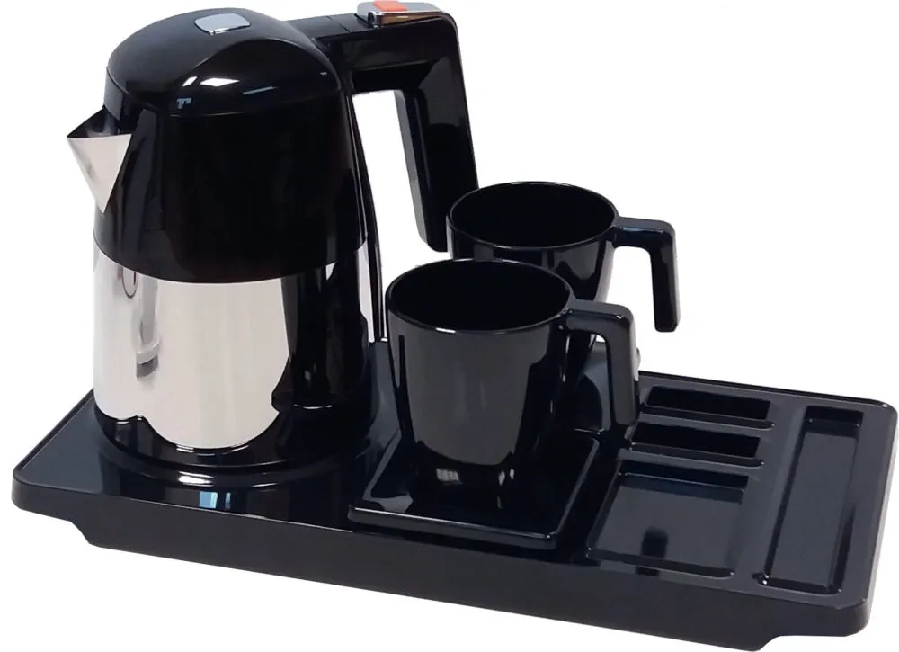 Tazza e piattino per vassoio Maestro da 200 ml bianco JVD